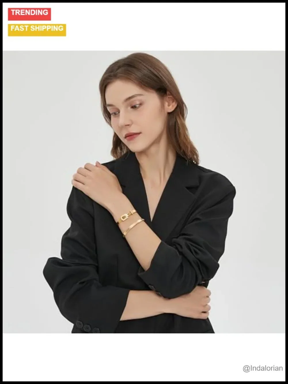 Roman Numeral Bangle Bracelet Gold Silver Plated Stainless Steel Engraved Unisex